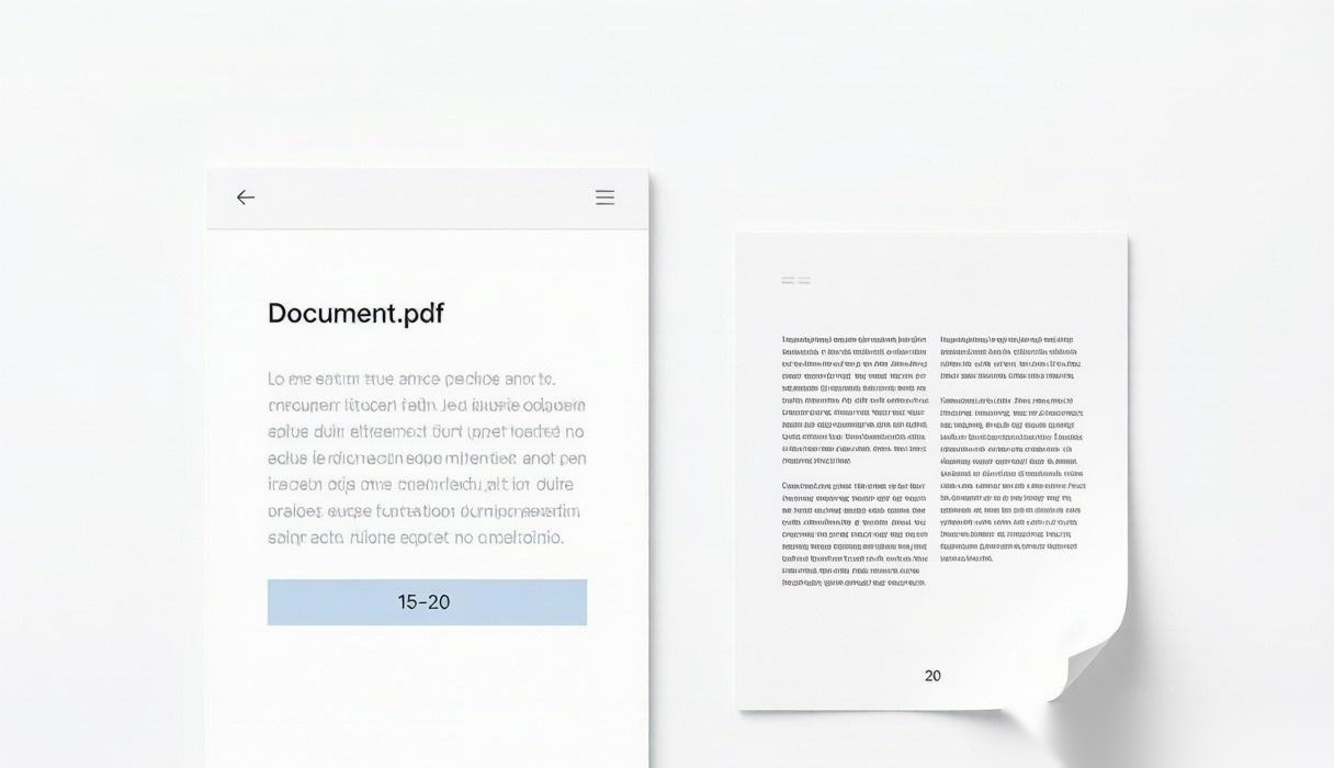 estrarre pagine dal pdf